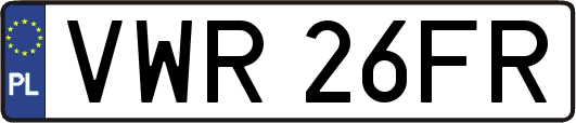 VWR26FR