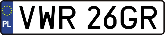 VWR26GR