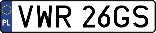 VWR26GS