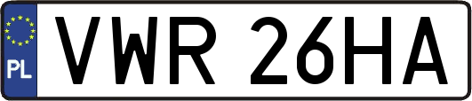 VWR26HA