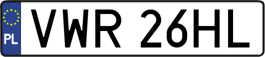 VWR26HL