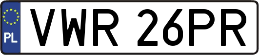 VWR26PR