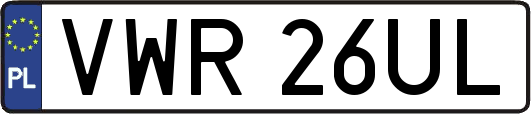 VWR26UL