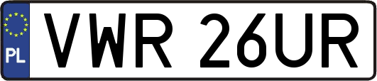 VWR26UR