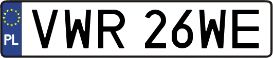 VWR26WE