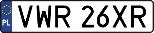 VWR26XR