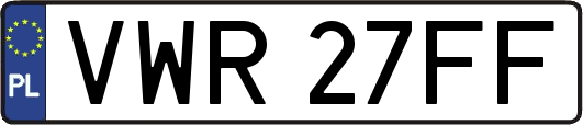 VWR27FF
