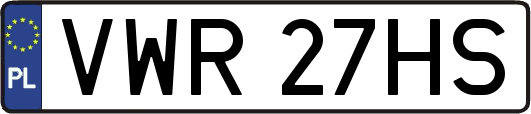 VWR27HS