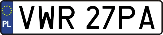 VWR27PA
