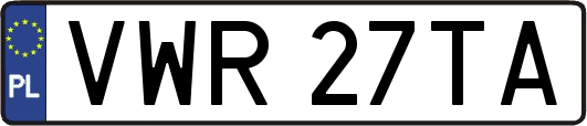 VWR27TA