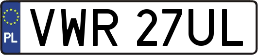VWR27UL