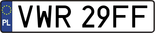 VWR29FF