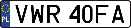 VWR40FA
