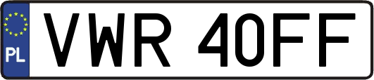 VWR40FF