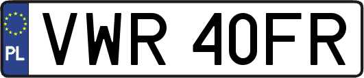 VWR40FR
