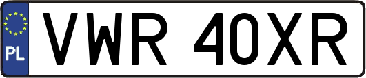 VWR40XR