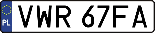 VWR67FA