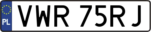 VWR75RJ