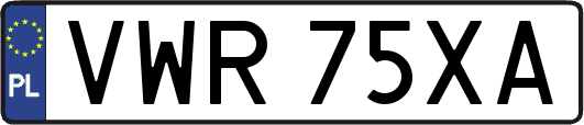 VWR75XA