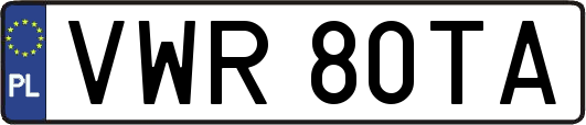 VWR80TA