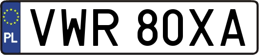 VWR80XA