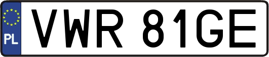 VWR81GE