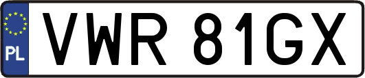 VWR81GX