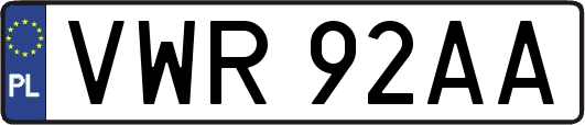VWR92AA