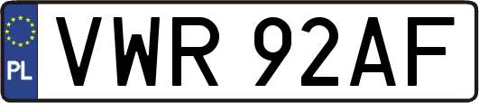 VWR92AF