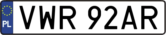 VWR92AR