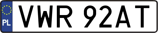 VWR92AT