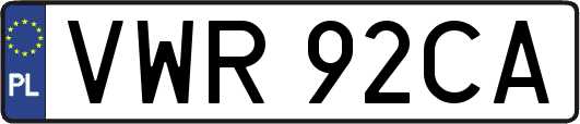 VWR92CA
