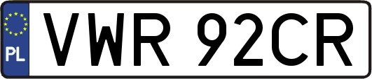 VWR92CR