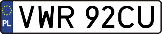 VWR92CU