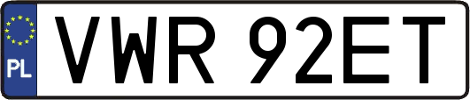 VWR92ET