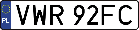 VWR92FC