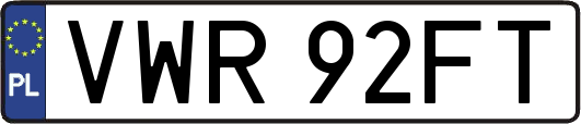 VWR92FT