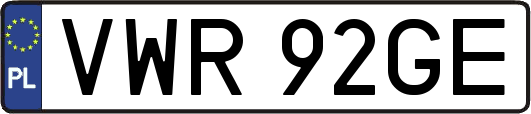 VWR92GE