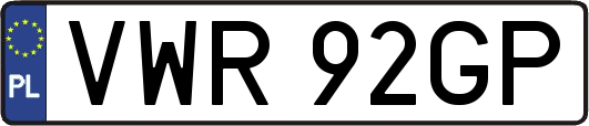 VWR92GP