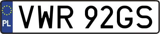 VWR92GS
