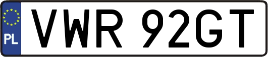 VWR92GT