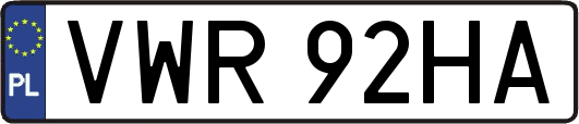 VWR92HA