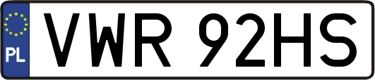 VWR92HS