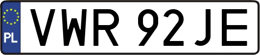 VWR92JE