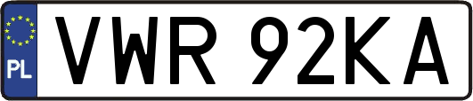 VWR92KA