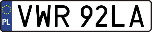 VWR92LA