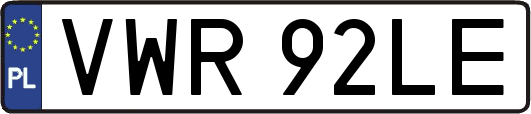 VWR92LE