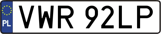 VWR92LP