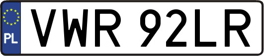 VWR92LR