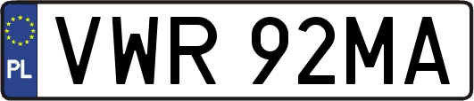 VWR92MA